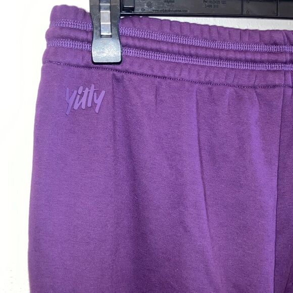 Yitty Men's cozy fleece everyday Jogger Pants yum plum Cozycore Gorpcore Small - Picture 9 of 9
